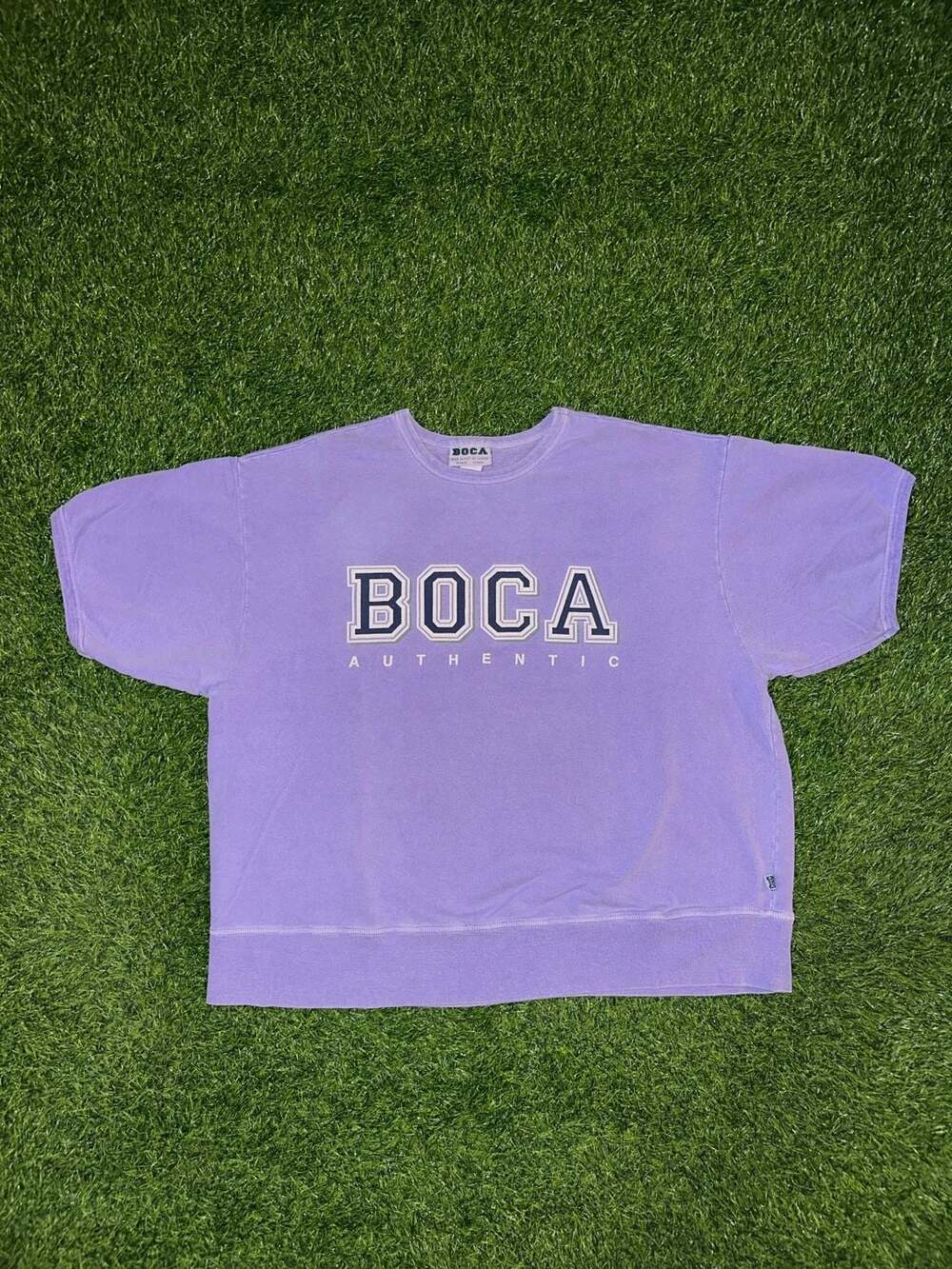 Boca Authentic Short Sleeve Sweatshirt Purple